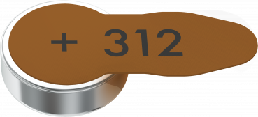 Preview: Rayovac Hörgerätebatterie Acoustic V312 6er Blister