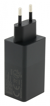 Preview: VTPro GaN PD65W Adapter schwarz 2xUSB-C 1xUSB-A PD3.0 QC3.0