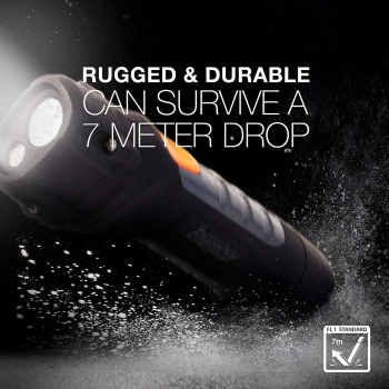 Preview: Hardcase Project Plus 4 AA LED Taschenlampe inkl. 4xAA 400 Lumen