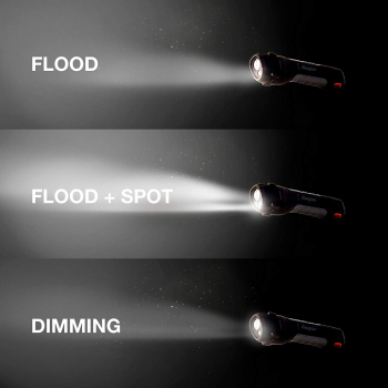 Preview: Hardcase Project Plus 4 AA LED Taschenlampe inkl. 4xAA 400 Lumen