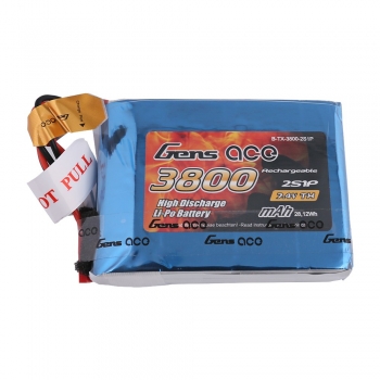 Grepow 3800mAh 7,4V 2S1P TX Lipo Akku mit JST-SYP Stecker