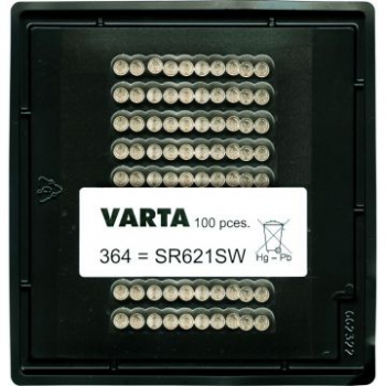 VARTA V364 Silberoxid Uhrenbatterie 100er Bulk