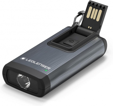 Preview: Led Lenser Schlüsselbundleuchte K6R grau - 400 Lumen
