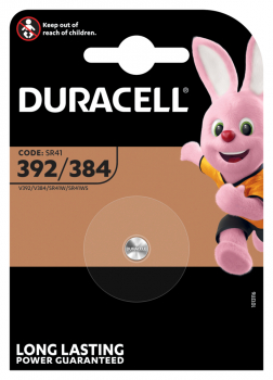 Duracell Silberoxid Uhrenbatterie 392-384 SR41-SR736W