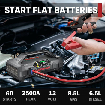 Preview: Lokithor JA2500 Jumpstarter 12V 2500A mit Kompressor