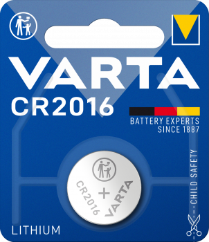 Varta Lithium Knopfzelle CR 2016 3V - 1er Blister