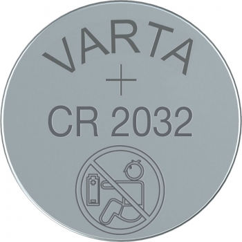 Preview: Varta Lithium Knopfzelle CR 2032 3V - 5er Blister