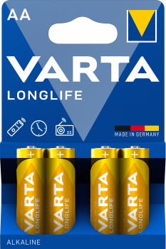 Varta Longlife Alkaline 4106 LR06 AA Mignon 4er Blister