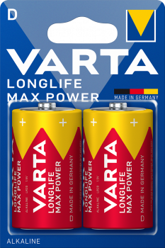 Varta LONGLIFE MAX POWER Alkaline 4720-LR20-D-Mono - 2er Blister