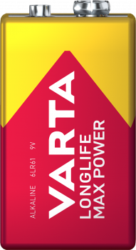 Varta LONGLIFE Max POWER Alkaline 4722-6LR61-9V - 1er Blister