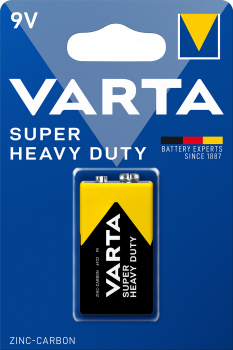 Varta Superlife Heavy Duty 2022-9V-Block-6F22 - 1er Blister