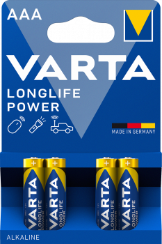 Varta Longlife Power Alkaline 4903 LR03 AAA Micro 4er Blister