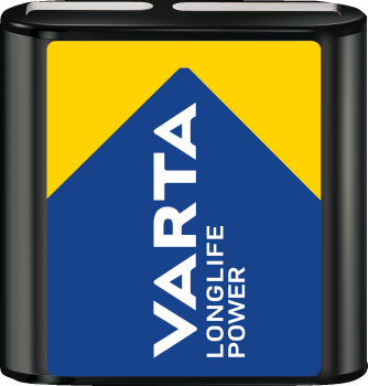 Preview: Varta Longlife Power 4912 Alkaline 3LR12 Flachbatterie 4,5V 1er Blister