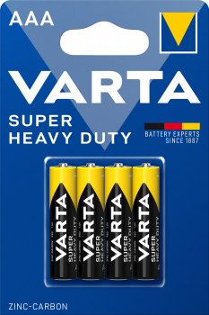 Varta 2003-R03-Micro-AAA Superlife Heavy Duty 4er Blister