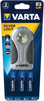 Preview: Varta Home LED Flachleuchte Silver Light inkl. 3AAA