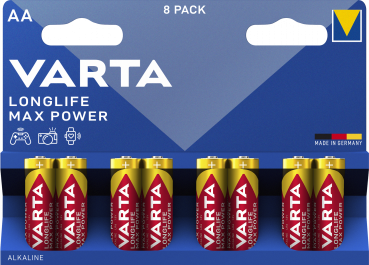 Varta LONGLIFE Max POWER Alkaline 4706-LR6-AA-Mignon  Blister 8