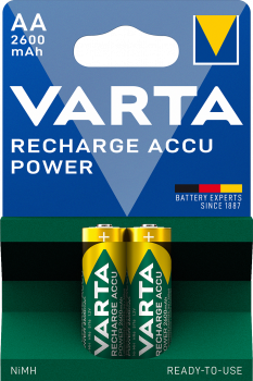 Varta Recharge Accu AA Mignon Ready to Use 2600 mAH - 2er Blister