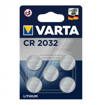 Varta Lithium Knopfzelle CR 2032 3V - 5er Blister