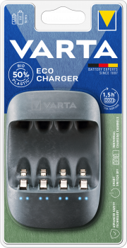 Varta Recycle Eco Charger ohne Akkus inkl. Netzteil