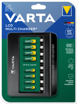 Varta Ladegerät LCD Multi Charger+ unbestückt 8-fach - Blister