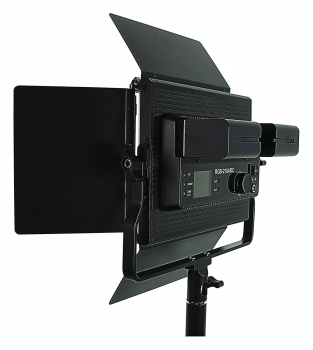 Preview: VTPro LED Foto und Videolicht mit 216 einstellbaren RGB LEDs inkl. Fernbedienung