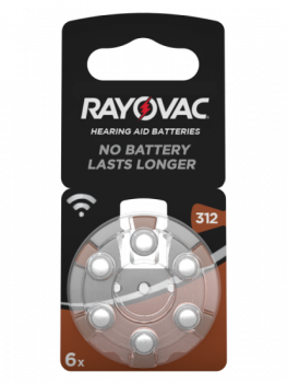 Rayovac Hörgerätebatterie Acoustic V312 6er Blister