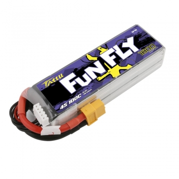 Tattu Funfly Serie 1800mAh 14.8V 100C 4S1P Lipo Akku mit XT-60 Stecker