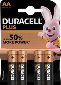 DURACELL Plus  MN1500 AA Duraclock 4er Blister