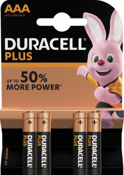 DURACELL Plus Duralock MN2400-LR03-AAA-Micro - 4er Blister