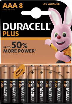 Duracell Plus LR3 AAA Micro MN2400 - 8er Blister