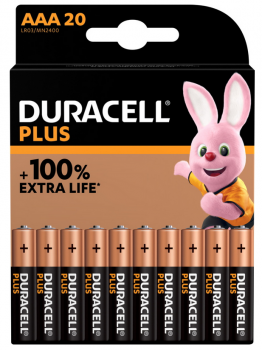 Duracell Plus LR3 AAA Micro MN2400 BPH20 - 20er Box