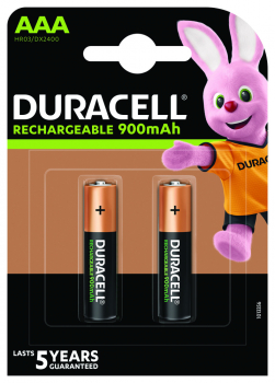 Duracell Rechargeable AAA Akku Ready to Use 900 mAh Blister 2