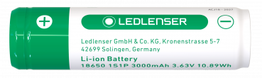 Led Lenser Zubehör Akku for MH10, P7R 3,0 Ah 18650 PCB