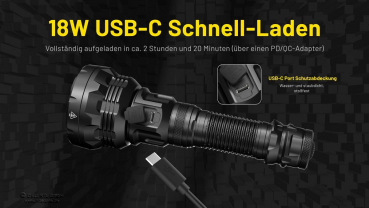 Preview: Nitecore Taschenlampe P40 LEP Laserlampe, 2000 Lumen, 2900 Meter