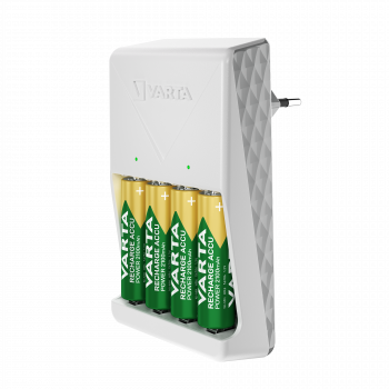 Varta Ladegerät Plug Charger inkl. 4xAA 2100mAh Akku