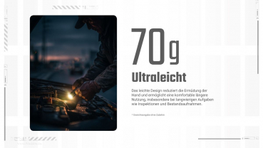 Preview: Nitecore Taschenlampe EDC07 1500 Lumen MCT schwarz