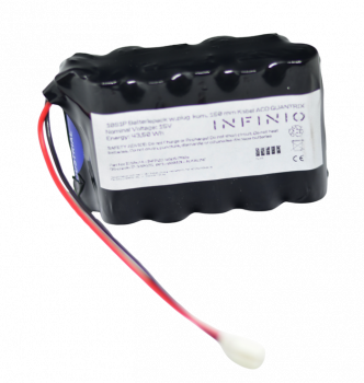 Preview: Alkaline battery pack with Varta Industrial Pro cells inside - 15V 2970mAh F2x5 Mignon (AA) with 150mm cable and plug - compatible with ACO Quatrix K V 3.0