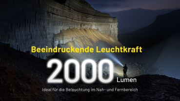 Preview: Nitecore Taschenlampe P40 LEP Laserlampe, 2000 Lumen, 2900 Meter