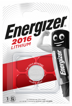 Energizer Lithium Knopfzelle 3V CR2016 1er Blister