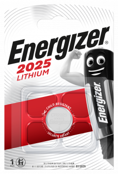 Energizer Lithium Knopfzelle 3V CR2025 Blister 1