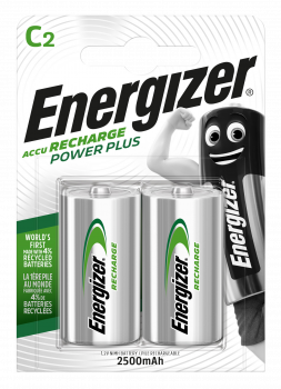 Energizer RC Powerplus HR 14-C-Baby 2500 mAH Blister 2