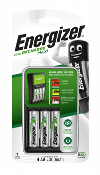 Energizer Charger MAXI inkl. 4x AA 2000 mAh ready to Use