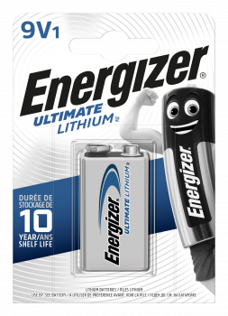 Energizer Ultimate Lithium LA522-9V-FR22-E-Block 1er Blister