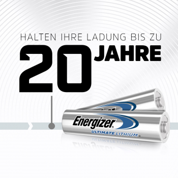 Preview: Energizer Ultimate Lithium AA L91 1,5 V 620er Bulk