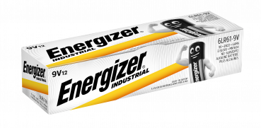 Energizer Industrial Alkaline EN22 6LR61 9 Volt 12er Pack