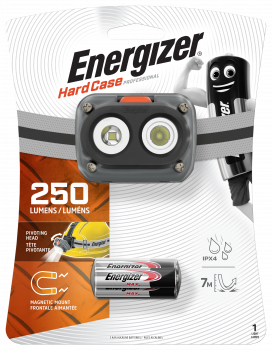 Energizer Pro Hardcase Magnet Headlight inkl. 3x AAA Kopfleuchte