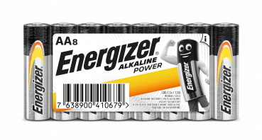 Energizer Alkaline Power Mignon - AA - LR6 - 8er Blister