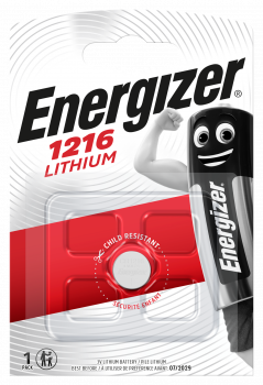 Energizer Lithium 3V CR1216 Blister 1