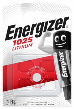 Energizer Lithium 3V CR1025 Pack 1