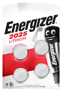 Energizer Lithium LD CR 2025 3V - 4er Maxiblister